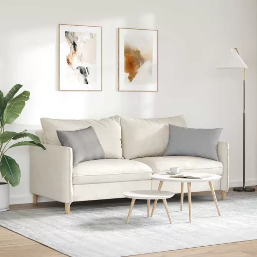 Kanapé párnák 2 pcs Szürke 60 x 40 cm szövet