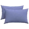 Kanapé párnák 2 pcs Kék 60 x 40 cm szövet