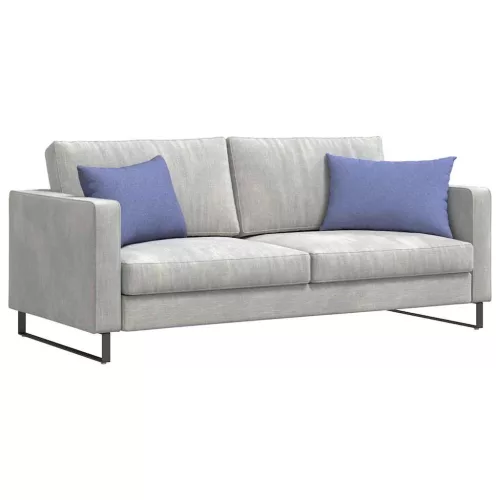 Kanapé párnák 2 pcs Kék 60 x 40 cm szövet