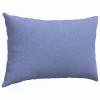 Kanapé párnák 2 pcs Kék 60 x 40 cm szövet