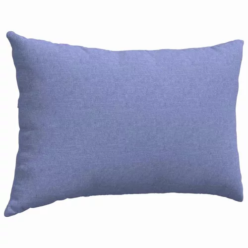 Kanapé párnák 2 pcs Kék 60 x 40 cm szövet