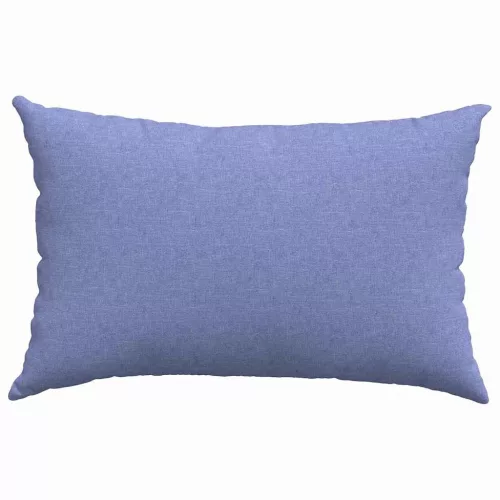 Kanapé párnák 2 pcs Kék 60 x 40 cm szövet