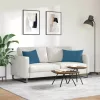 Kanapé párnák 2 pcs Kék 60 x 40 cm Bársonyos szövet