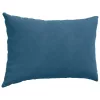 Kanapé párnák 2 pcs Kék 60 x 40 cm Bársonyos szövet