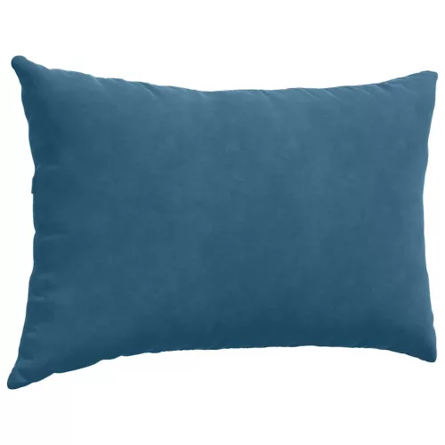 Kanapé párnák 2 pcs Kék 60 x 40 cm Bársonyos szövet