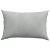 Kanapé párnák 2 pcs Világosszürke 60 x 40 cm Bársonyos szövet
