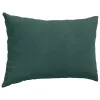 Kanapé párnák 2 pcs Sötétzöld 60 x 40 cm Bársonyos szövet