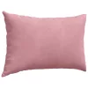 Kanapé párnák 2 pcs Rózsaszín 60 x 40 cm Bársonyos szövet