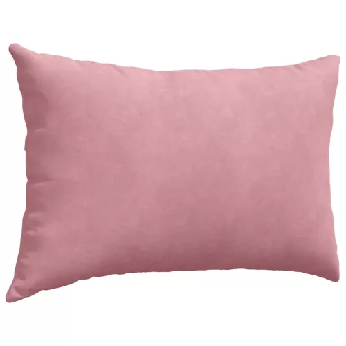 Kanapé párnák 2 pcs Rózsaszín 60 x 40 cm Bársonyos szövet