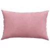 Kanapé párnák 2 pcs Rózsaszín 60 x 40 cm Bársonyos szövet