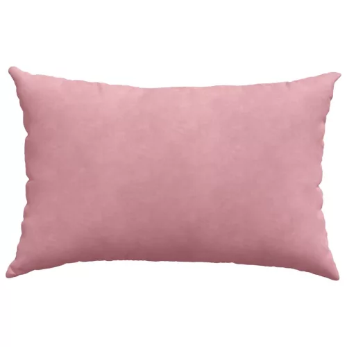 Kanapé párnák 2 pcs Rózsaszín 60 x 40 cm Bársonyos szövet