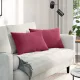 Kanapé párnák 2 pcs Bordó 60 x 40 cm Bársonyos szövet