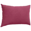 Kanapé párnák 2 pcs Bordó 60 x 40 cm Bársonyos szövet