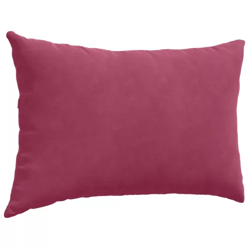 Kanapé párnák 2 pcs Bordó 60 x 40 cm Bársonyos szövet