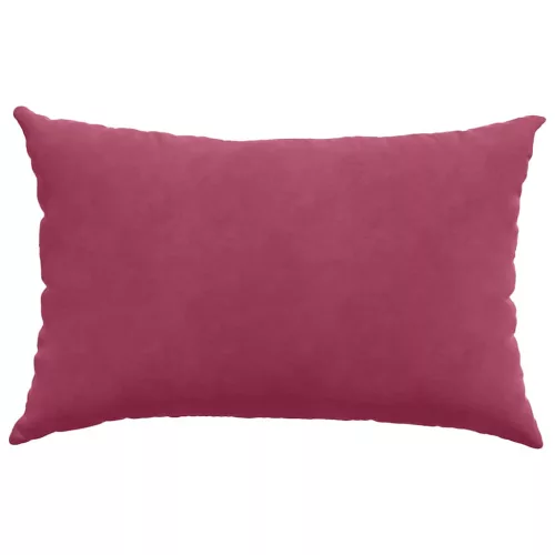 Kanapé párnák 2 pcs Bordó 60 x 40 cm Bársonyos szövet