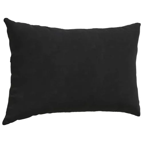 Kanapé párnák 2 pcs Fekete 60 x 40 cm Bársonyos szövet