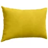 Kanapé párnák 2 pcs Sárga 60 x 40 cm Bársonyos szövet