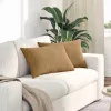 Kanapé párnák 2 pcs Barna 60 x 40 cm Bársonyos szövet