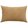 Kanapé párnák 2 pcs Barna 60 x 40 cm Bársonyos szövet