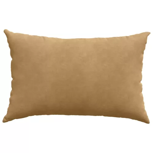 Kanapé párnák 2 pcs Barna 60 x 40 cm Bársonyos szövet