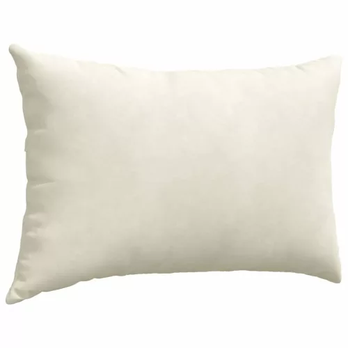 Kanapé párnák 2 pcs Krém 60 x 40 cm Bársonyos szövet