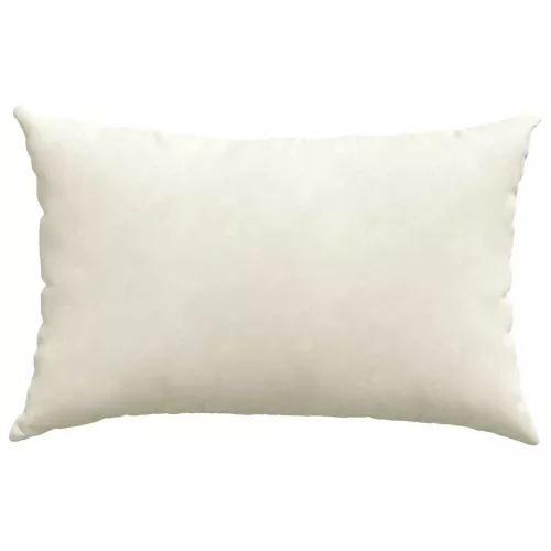 Kanapé párnák 2 pcs Krém 60 x 40 cm Bársonyos szövet