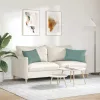 Kanapé párnák 2 pcs Tengeri Zöld 60 x 40 cm Bársonyos szövet