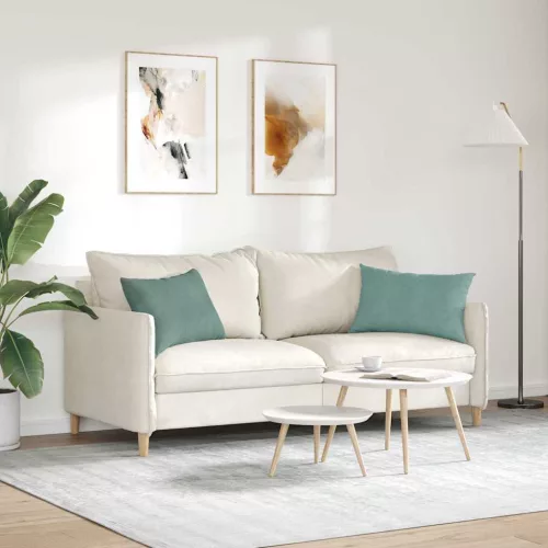 Kanapé párnák 2 pcs Tengeri Zöld 60 x 40 cm Bársonyos szövet