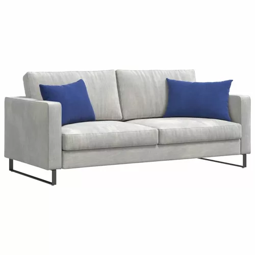 Kanapé párnák 2 pcs Rendőrségi kék 60 x 40 cm Bársonyos szövet