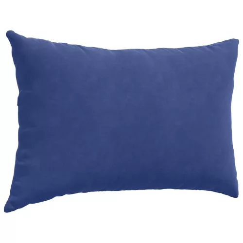 Kanapé párnák 2 pcs Rendőrségi kék 60 x 40 cm Bársonyos szövet