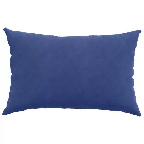 Kanapé párnák 2 pcs Rendőrségi kék 60 x 40 cm Bársonyos szövet