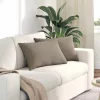 Kanapé párnák 2 pcs Tópszínű 60 x 40 cm szövet