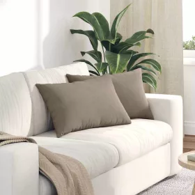 Kanapé párnák 2 pcs Tópszínű 60 x 40 cm szövet