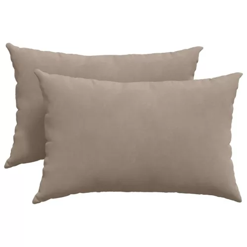 Kanapé párnák 2 pcs Tópszínű 60 x 40 cm szövet