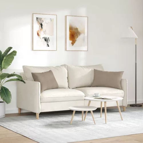 Kanapé párnák 2 pcs Tópszínű 60 x 40 cm szövet