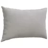 Kanapé párnák 2 pcs Világosszürke 60 x 40 cm szövet