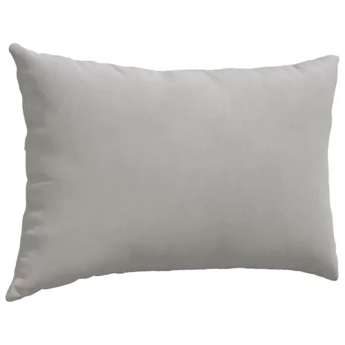 Kanapé párnák 2 pcs Világosszürke 60 x 40 cm szövet