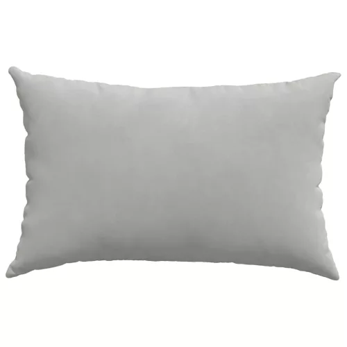 Kanapé párnák 2 pcs Világosszürke 60 x 40 cm szövet