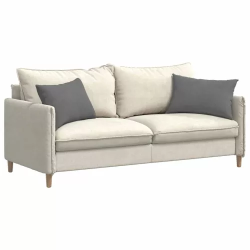 Kanapé párnák 2 pcs Sötétszürke 60 x 40 cm szövet