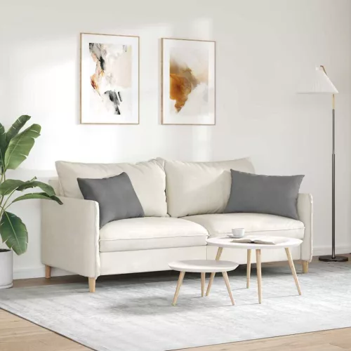 Kanapé párnák 2 pcs Sötétszürke 60 x 40 cm szövet