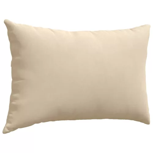 Kanapé párnák 2 pcs Krém 60 x 40 cm szövet