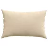 Kanapé párnák 2 pcs Krém 60 x 40 cm szövet
