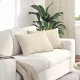 Kanapé párnák 2 pcs Bézs 60 x 40 cm szövet