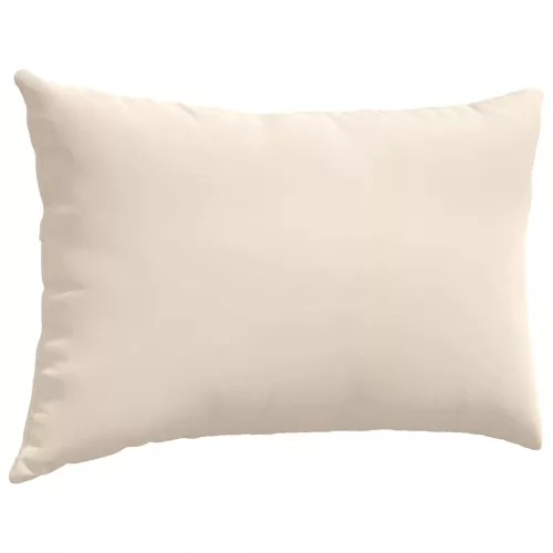 Kanapé párnák 2 pcs Bézs 60 x 40 cm szövet