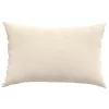 Kanapé párnák 2 pcs Bézs 60 x 40 cm szövet