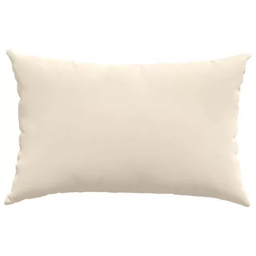 Kanapé párnák 2 pcs Bézs 60 x 40 cm szövet