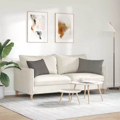 Kanapé párnák 2 pcs Világosszürke 60 x 40 cm Bársonyos szövet
