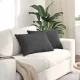 Kanapé párnák 2 pcs Sötétszürke 60 x 40 cm Bársonyos szövet