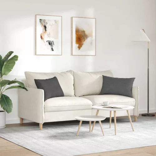 Kanapé párnák 2 pcs Sötétszürke 60 x 40 cm Bársonyos szövet