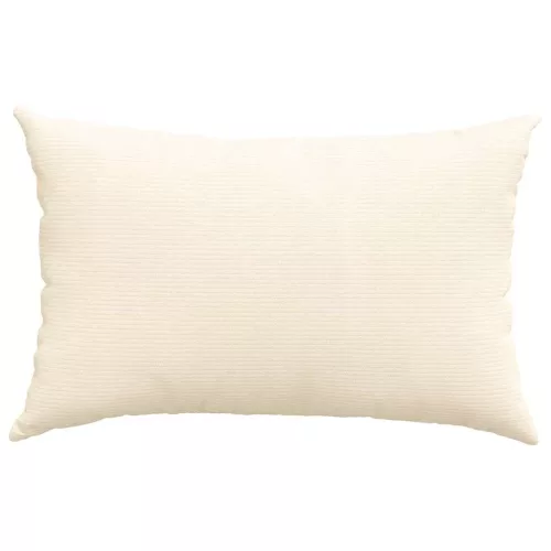 Kanapé párnák 2 pcs Krém 60 x 40 cm Bársonyos szövet